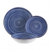 Tableware Versa Artesia 18 Pieces Blue Porcelain