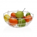 Fruit Bowl Versa White Metal Ceramic Steel 26 x 11 x 26 cm