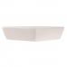 Snack tray DKD Home Decor 21,5 x 21,5 x 1 cm Beige White Stoneware Traditional