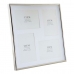 Fotolijsten DKD Home Decor Zilverkleurig Metaal Kristal Plastic Traditioneel 29 x 2 x 29 cm