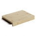 Cutting board DKD Home Decor Natural Bamboo Stainless steel 28 x 21,5 x 4,2 cm
