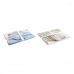 Tablecloth and napkins DKD Home Decor 8424001750399 Blue Beige 150 x 1 x 150 cm (2 Units)