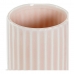 Držák na zubní kartáček DKD Home Decor Růžový Plastické Kamenina 7,2 x 7,2 x 11,5 cm