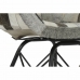 Cadeira com braços DKD Home Decor Branco Preto Bege Cinzento 60,5 x 53 x 81,5 cm