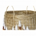 Basket set DKD Home Decor Multicolour Bamboo Fringe Boho 3 Pieces