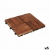 Nestable Tile Brun Polyetylen Akacie 30 x 2,8 x 30 cm (6 enheder)