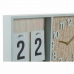 Wall Clock DKD Home Decor Green Wood polypropylene Plastic MDF Wood Tropical 40 x 5 x 24 cm (2 Units)