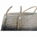 Набор корзин DKD Home Decor Натуральный Серый Морская трава (52 x 52 x 44 cm) (2 pcs)