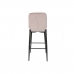 Stolička DKD Home Decor Černý Růžový Kov Plastické 43,5 x 52 x 109 cm