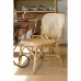 Blagavaonska stolica DKD Home Decor Pisana Prirodno Metal Ratan 52 x 59 x 94 cm