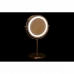 Miroir Grossissant avec LED DKD Home Decor 21,5 x 13,5 x 32,5 cm Argenté Métal