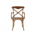 Jedálenská stolička DKD Home Decor Gaštanová Viacfarebná 55 x 47 x 92 cm