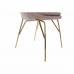 Jedálenská stolička DKD Home Decor Ružová Zlatá 60 x 60 x 85 cm