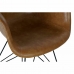 Καρέκλα DKD Home Decor Μαύρο Camel 64 x 60 x 84 cm