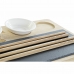 Sushi Set DKD Home Decor PC-186227 White Black Natural Bamboo Board Modern Oriental 28,5 x 18,5 x 2,6 cm (9 Pieces) (28,5 x 18,5