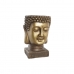 Lillepott DKD Home Decor Klaaskiud Kuldne Buddha Idamaine (25 x 25 x 36 cm)