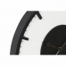 Nástenné hodiny DKD Home Decor 50 x 3,5 x 50 cm Čierna Biela Vintage Drevo MDF (2 kusov)