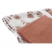 Tablecloth and napkins DKD Home Decor White Terracotta 150 x 150 x 0,5 cm (2 Units)