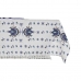 Tablecloth and napkins DKD Home Decor 150 x 250 x 0,5 cm Blue White (2 Units)