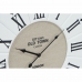 Orologio da Parete DKD Home Decor Grigio Beige Ferro Legno MDF 60 x 5 x 60 cm (2 Unità)