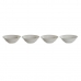 Set of bowls DKD Home Decor White Porcelain 17 x 17 x 7 cm