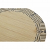 Table Mat DKD Home Decor Black Natural Bamboo 20 x 20 x 1 cm