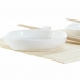 Sada na sushi DKD Home Decor Bambus Plastické Kamenina Bílý Přírodní Orientální 28,8 x 19,8 x 3 cm (7 Kusy) (28,8 x 19,8 x 3 cm)