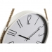 Nástěnné hodiny DKD Home Decor 40 x 4,5 x 55 cm Lano Železo (2 kusů)