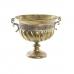 Lillepott DKD Home Decor Kuldne Veiniklaas Dekoratiivne Metall (42,5 x 38,5 x 36,5 cm)