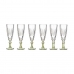 Champagneglas Exotic Glas Grön 6 antal (170 ml)