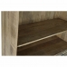 Planken DKD Home Decor Zwart Metaal Donkerbruin Mangohout 100 x 40 x 180 cm