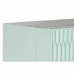 Бюфет DKD Home Decor Шкаф за бутилки Метал Дървен цвят тюркоаз (90 x 48 x 130 cm)