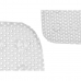Alfombrilla Antideslizante para Ducha Gris PVC 53 x 52,5 x 1 cm (6 Unidades)