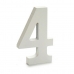 Αριθμοί 4 Ξύλο Λευκό (1,8 x 21 x 17 cm) (12 Μονάδες)