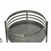 Tegla za biljke DKD Home Decor 3 u 1 Siva Metal Željezo Loft (47 x 35 x 72 cm)