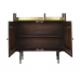 Shelves DKD Home Decor Black Golden Metal Dark brown Mango wood 4 Shelves (90 x 35 x 200 cm)