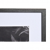 Fotolijsten DKD Home Decor 33 x 2 x 45 cm Kristal Zwart Wit/Zwart Hout MDF (6 Onderdelen)