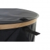 Košara za Umazano Perilo DKD Home Decor Črna Stejar Filc (44 x 44 x 57 cm)