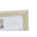 Fotoramme DKD Home Decor Luxury 46,5 x 2 x 40 cm Krystal Sølvfarvet Gylden polystyren Traditionel (2 enheder)