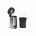 Odpadkový kbelík DKD Home Decor Koupele Stříbřitý Ocel Základní 3 L 23 x 17,50 x 25 cm