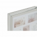Foto rāmis DKD Home Decor Stikls polistirols Bronza Sudrabains Tradicionāls 47 x 2 x 40 cm (2 gb.)