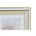 Fotoraam DKD Home Decor Kristall polüstüreen Kuldne Hõbedane Traditsiooniline 47 x 2 x 40 cm (2 Ühikut)