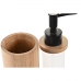 Soap Dispenser DKD Home Decor Black Natural Bamboo polypropylene