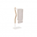 Portasciugamani da Terra DKD Home Decor Legno Acciaio Bianco (43,5 x 20 x 85 cm)