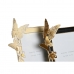 Fotolijsten DKD Home Decor 21 x 3 x 25 cm Kristal Zwart Beige Gouden Hars Vlinders Shabby Chic (2 Stuks)