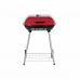 Barbecue à Charbon avec Couvercle et Roulettes DKD Home Decor Rouge Noir Métal Acier 30 x 40 cm 60 x 57 x 80 cm (60 x 57 x 80 cm