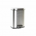 Coș de gunoi DKD Home Decor 21,5 x 18,5 x 30 cm Argintiu Oțel inoxidabil 5 L Bazic