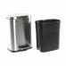 Rubbish Bin DKD Home Decor 21,5 x 18,5 x 30 cm Silver Stainless steel 5 L Basic