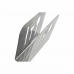 Serviettholder DKD Home Decor Stykkers Bestikk Sølv Rustfritt stål 15 x 4 x 12,5 cm