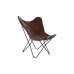 Chair DKD Home Decor Brown Metal 76 x 76 x 89 cm